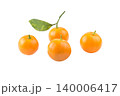 Fresh mandarin orange isolated on white background. 140006417