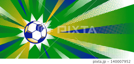 Modern abstract Brazil football background with dynamic green and yellow brush strokes, soccer ball element, and national color composition Modern abstract Brazil football background with dynamic green and yellow brush strokes, soccer ball element, and national color composition 140007952