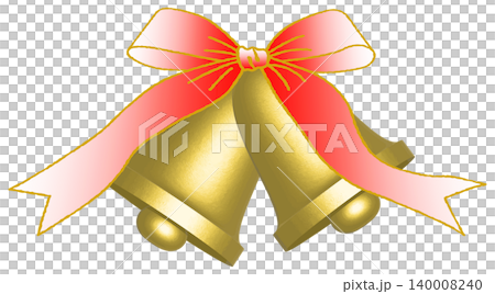 クリスマス　リボン　ベル 140008240