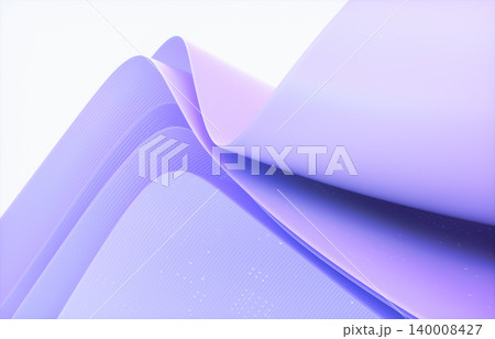 Abstract flowing wave layered with futuristic digital data pattern. 3d rendering 140008427