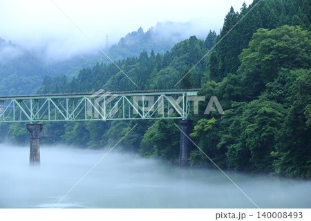 只見線・第2橋梁(福島県・三島町) 只見線・第2橋梁(福島県・三島町) 140008493