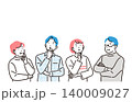 上を見て考える人々 140009027