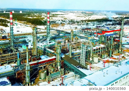 Oil refinery and petrochemical plant Oil refinery and petrochemical plant 140010360