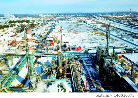 Oil refinery and petrochemical plant Oil refinery and petrochemical plant 140010373