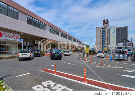 島根県松江市朝日町の松江駅南口と駐車場 島根県松江市朝日町の松江駅南口と駐車場 140011470