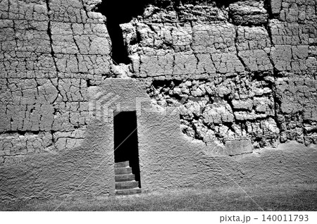High Contrast Casa Grande National Monument Black and White High Contrast Casa Grande National Monument Black and White 140011793