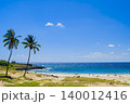 常夏を感じさせるイースター島の浜辺001 140012416
