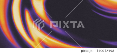 Abstract colorful noisy orange and purple waves, grainy gradient creating a textured background Abstract colorful noisy orange and purple waves, grainy gradient creating a textured background 140012498