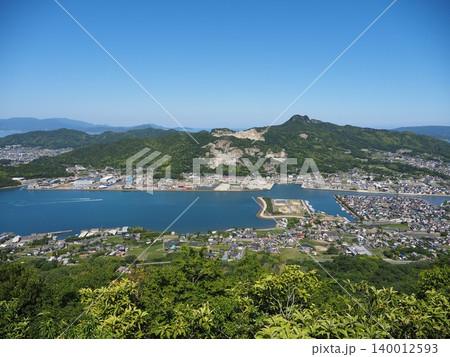 屋島から見た五剣山 屋島から見た五剣山 140012593