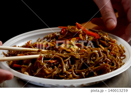 Rye noodles with spices Rye noodles with spices 140013259