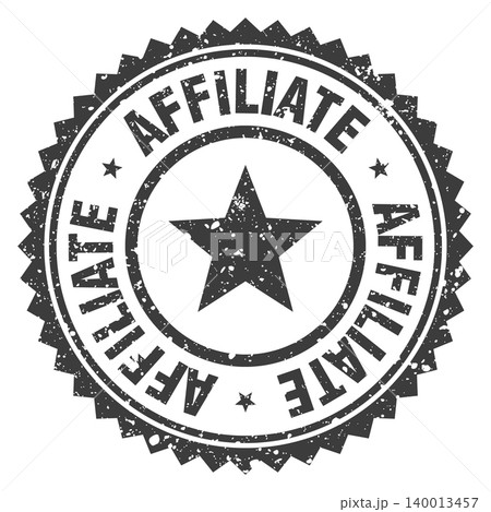 affiliate black grunge round stamp. affiliate stamp affiliate black grunge round stamp. affiliate stamp 140013457