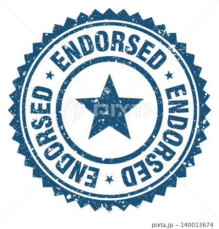 endorsed blue grunge round stamp. endorsed stamp endorsed blue grunge round stamp. endorsed stamp 140013674