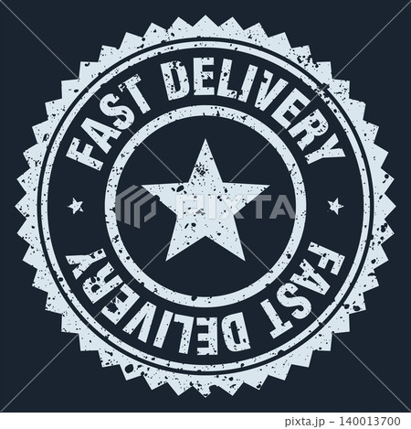 fast delivery white grunge round stamp. fast delivery stamp fast delivery white grunge round stamp. fast delivery stamp 140013700