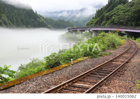 福島県只見線 早戸駅 福島県只見線 早戸駅 140015062