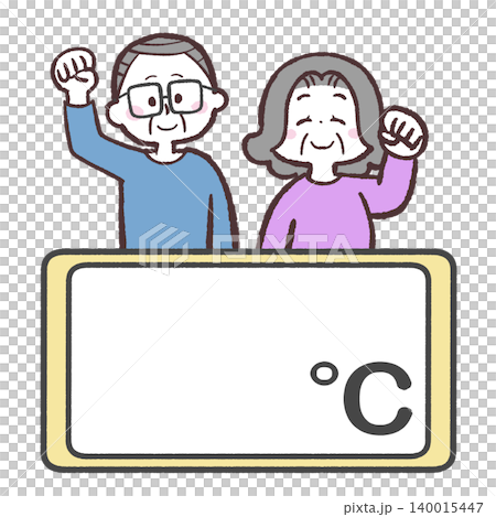 Comfortable temperature frame for senior men and women Comfortable temperature frame for senior men and women 140015447