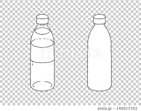 A set of simple plastic bottles A set of simple plastic bottles 140015502