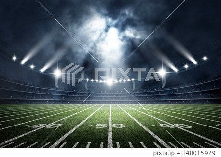 American football stadium at night American football stadium at night 140015929
