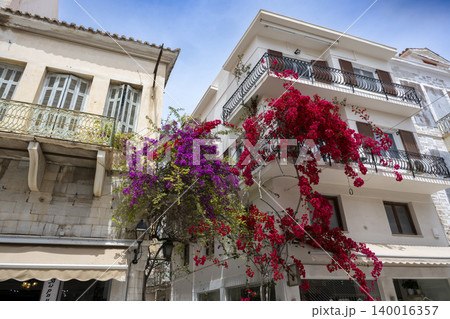 Vibrant colour in on island of Syros in Greece Vibrant colour in on island of Syros in Greece 140016357