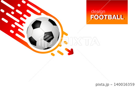 Equipment, kicking a soccer ball, running. soccer - vector illustration of a young men wearing. standing on the football field. black, red Equipment, kicking a soccer ball, running. soccer - vector illustration of a young men wearing. standing on the football field. black, red 140016359