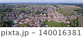 Drone shot of Giussago a small town in the province of Pavia at sunny day 140016381