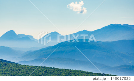 Mountains landscape. Verdon Gorge river canyon in Provence France. Mountains landscape. Verdon Gorge river canyon in Provence France. 140017026