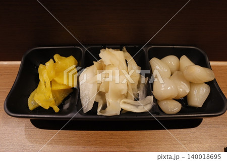 Three Compartment Pickled Food Tray Three Compartment Pickled Food Tray 140018695