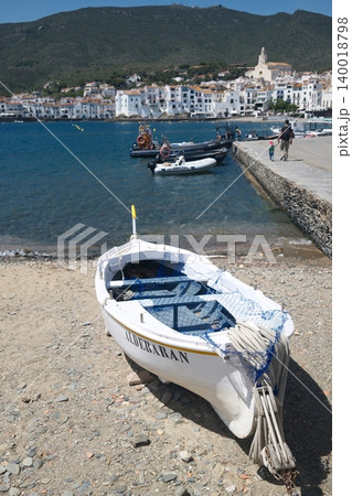 Beautiful mediterranean White Houses of Cadaques Costa Brava Spain Beautiful mediterranean White Houses of Cadaques Costa Brava Spain 140018798
