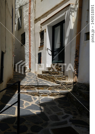 Beautiful mediterranean White Houses of Cadaques Costa Brava Spain Beautiful mediterranean White Houses of Cadaques Costa Brava Spain 140018891