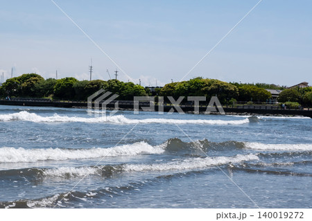 片瀬東浜海岸 江の島の夏 湘南 神奈川 片瀬東浜海岸 江の島の夏 湘南 神奈川 140019272