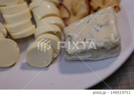 Cheese Platter with Blue Cheese and Crackers Cheese Platter with Blue Cheese and Crackers 140019751