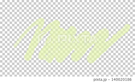Hand-drawn zigzag scribble illustration, light yellow-green watercolor marker material. Hand-drawn zigzag scribble illustration, light yellow-green watercolor marker material. 140020186