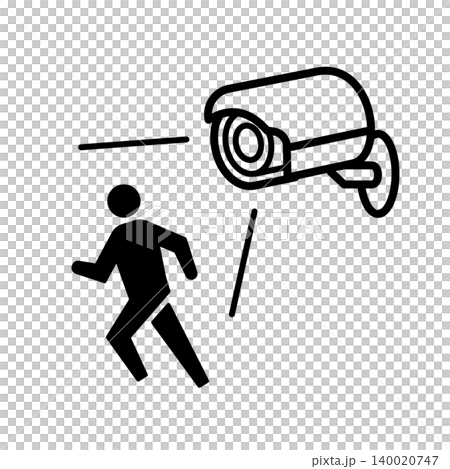 Security camera vector icon Security camera vector icon 140020747