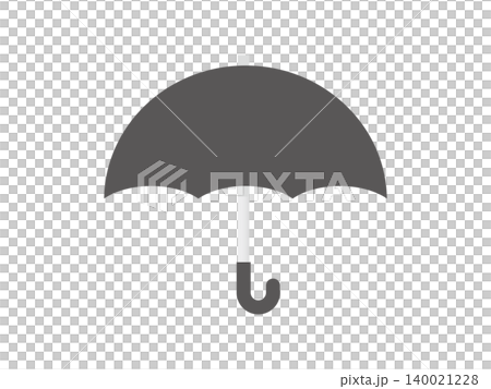 Parasol illustration vector material (UV protection, heat protection, rain umbrella, parasol, transparent background, flat, black) Parasol illustration vector material (UV protection, heat protection, rain umbrella, parasol, transparent background, flat, black) 140021228