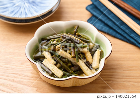 わらびと油揚げの煮物 140021354