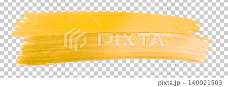 yellow brush isolated on transparent background yellow watercolor yellow brush isolated on transparent background yellow watercolor 140021503