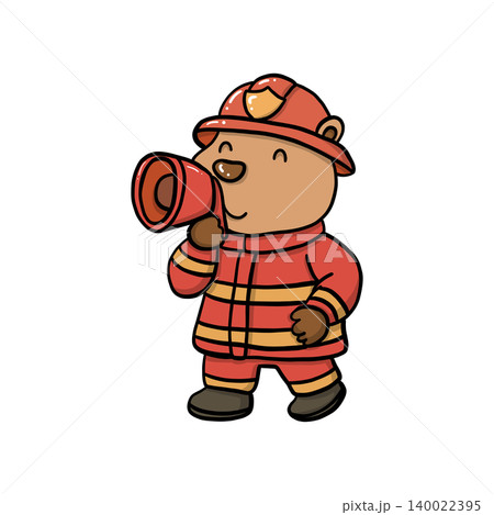 Firefighter Coloring Pages Clipart Set for Kids, Cute Firefighter Illustrations, Printable Coloring Book Pages, Fire Rescue Activity Sheets 140022395
