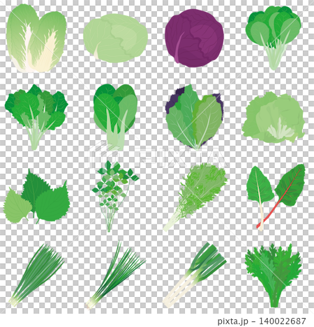 シンプルな野菜セット(1)のアイコンイラスト 生鮮食品イラスト 白背景 シンプルな野菜セット(1)のアイコンイラスト 生鮮食品イラスト 白背景 140022687