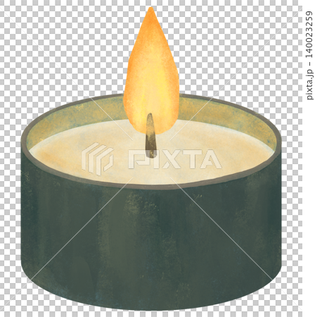 Illustration of a candle for disaster relief. Illustration of a candle for disaster relief. 140023259