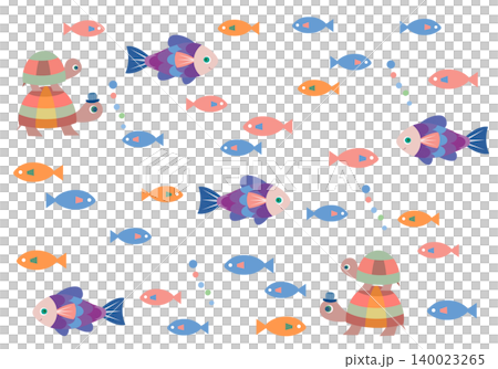 魚の背景イラスト 魚の背景イラスト 140023265