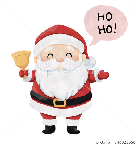 Cute Santa Claus Watercolor Clipart Set PNG | Christmas Holiday Santa Sublimation Bundle 140023950