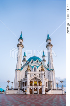 Kul Sharif mosque in Kazan Kremlin, Tatarstan, Russia. It is tourist attraction of Kazan. 140024153