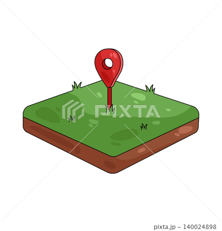 Illustration of land plot Illustration of land plot 140024898