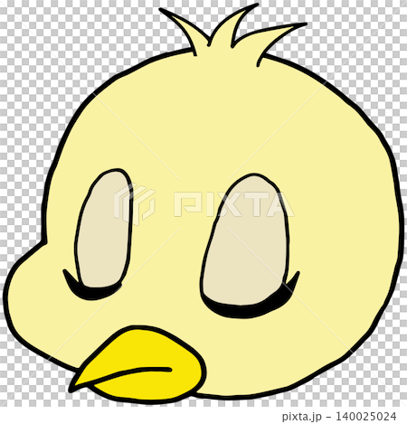 Hand-drawn animal illustration ☆ Chick 140025024