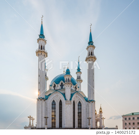 Kul Sharif mosque in Kazan Kremlin, Tatarstan, Russia. It is tourist attraction of Kazan. 140025172