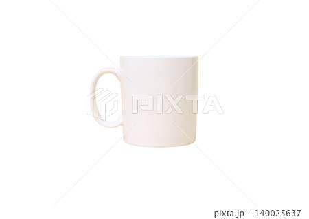 White ceramic mug isolated for design purposes, isolated on white, PNG White ceramic mug isolated for design purposes, isolated on white, PNG 140025637