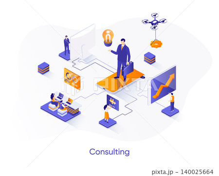 Consulting isometric web banner. Competent business expertise and law assistance isometry concept. Financial audit, accounting services 3d scene design. Vector illustration with people characters. Consulting isometric web banner. Competent business expertise and law assistance isometry concept. Financial audit, accounting services 3d scene design. Vector illustration with people characters. 140025664
