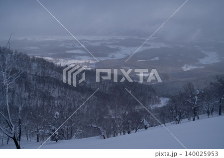 北海道の冬の風景(2月) 北海道の冬の風景(2月) 140025953