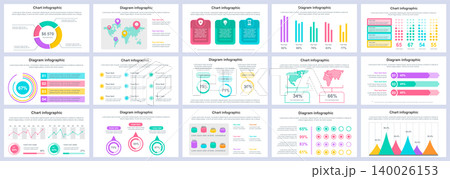 Bundle business and finance infographics presentation slides template. Different charts, diagrams, workflow, flowchart, timeline, schemes design template. Vector info graphic and infographics set. Bundle business and finance infographics presentation slides template. Different charts, diagrams, workflow, flowchart, timeline, schemes design template. Vector info graphic and infographics set. 140026153