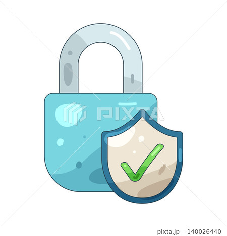 Illustration of lock Illustration of lock 140026440