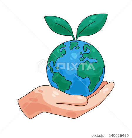 Illustration of save planet Illustration of save planet 140026450